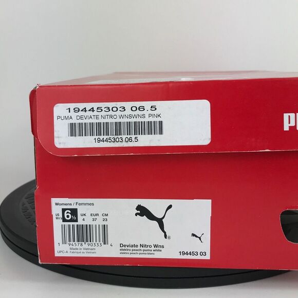 Puma Deviate Nitro Pink/White Athletic Running Shoes Women’s Size 6.5 - Picture 11 of 11